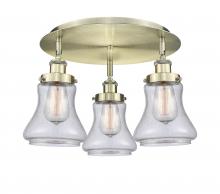 Innovations Lighting 916-3C-AB-G194 - Bellmont - 3 Light - 18 inch - Antique Brass - Flush Mount