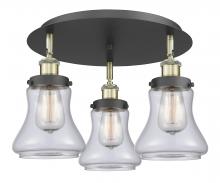 Innovations Lighting 916-3C-BAB-G192 - Bellmont - 3 Light - 18 inch - Black Antique Brass - Flush Mount