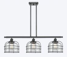 Innovations Lighting 916-3I-BK-G72-CE - Bell Cage - 3 Light - 36 inch - Matte Black - Stem Hung - Island Light