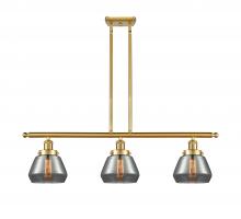 Innovations Lighting 916-3I-SG-G173 - Fulton - 3 Light - 36 inch - Satin Gold - Stem Hung - Island Light