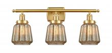 Innovations Lighting 916-3W-SG-G146 - Chatham - 3 Light - 26 inch - Satin Gold - Bath Vanity Light