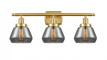 Innovations Lighting 916-3W-SG-G173 - Fulton - 3 Light - 26 inch - Satin Gold - Bath Vanity Light