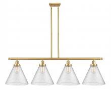 Innovations Lighting 916-4I-SG-G44-L - Cone - 4 Light - 48 inch - Satin Gold - Stem Hung - Island Light