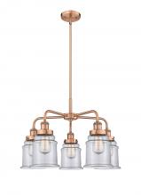 Innovations Lighting 916-5CR-AC-G182 - Canton - 5 Light - 24 inch - Antique Copper - Chandelier