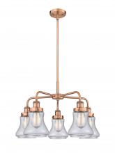Innovations Lighting 916-5CR-AC-G194 - Bellmont - 5 Light - 24 inch - Antique Copper - Chandelier