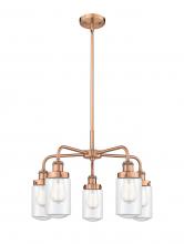 Innovations Lighting 916-5CR-AC-G312 - Dover - 5 Light - 23 inch - Antique Copper - Chandelier
