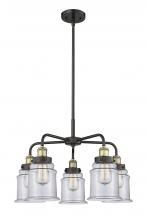 Innovations Lighting 916-5CR-BAB-G182 - Canton - 5 Light - 24 inch - Black Antique Brass - Chandelier