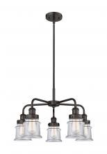 Innovations Lighting 916-5CR-OB-G182S - Canton - 5 Light - 23 inch - Oil Rubbed Bronze - Chandelier