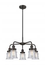 Innovations Lighting 916-5CR-OB-G184S - Canton - 5 Light - 23 inch - Oil Rubbed Bronze - Chandelier
