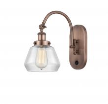 Innovations Lighting 918-1W-AC-G172 - Fulton - 1 Light - 7 inch - Antique Copper - Sconce