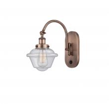 Innovations Lighting 918-1W-AC-G534 - Oxford - 1 Light - 8 inch - Antique Copper - Sconce