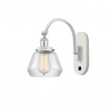 Innovations Lighting 918-1W-WPC-G172 - Fulton - 1 Light - 7 inch - White Polished Chrome - Sconce
