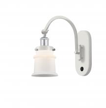 Innovations Lighting 918-1W-WPC-G181S - Canton - 1 Light - 7 inch - White Polished Chrome - Sconce