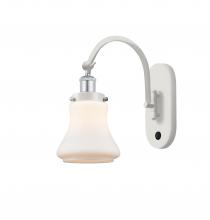 Innovations Lighting 918-1W-WPC-G191 - Bellmont - 1 Light - 7 inch - White Polished Chrome - Sconce