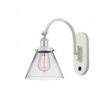 Innovations Lighting 918-1W-WPC-G42 - Cone - 1 Light - 8 inch - White Polished Chrome - Sconce