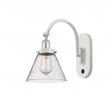 Innovations Lighting 918-1W-WPC-G44 - Cone - 1 Light - 8 inch - White Polished Chrome - Sconce