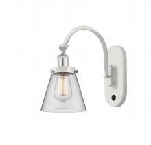 Innovations Lighting 918-1W-WPC-G62 - Cone - 1 Light - 6 inch - White Polished Chrome - Sconce