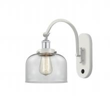 Innovations Lighting 918-1W-WPC-G72 - Bell - 1 Light - 8 inch - White Polished Chrome - Sconce