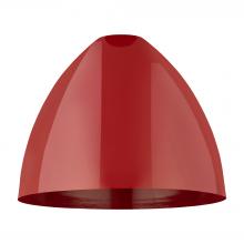 Innovations Lighting MBD-16-RD - Plymouth Light 16 inch Red Metal Shade
