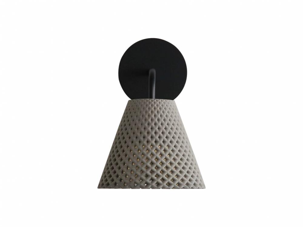 Clarus LED 8" Wall Sconce - Outdoor in Grey Cement