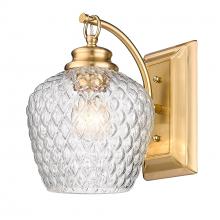 Golden 1088-1W MBG-CLR - 1 Light Wall Sconce