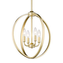 Golden 3167-4P OG - Colson 4 Light Chandelier