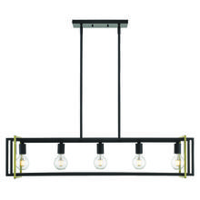 Golden 6070-LP BLK-AB - Tribeca Linear Pendant