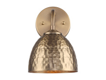 Golden 6950-1W MBS-MBS - Shepard 1-Light Wall Sconce in Modern Brass with Modern Brass
