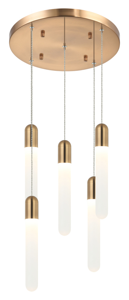 Aydin Aged Gold Brass Pendant