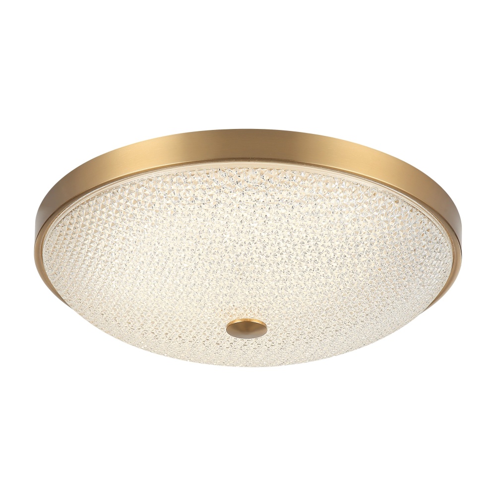 Bella Aged Gold Brass Flush Mounts