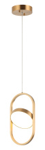 Matteo Lighting C32301AG - Kennedy Aged Gold Brass Pendant