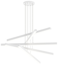 Matteo Lighting C80845MW - Presley Matte White Chandelier