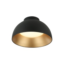 Matteo Lighting M17416MB - Zenith Matte Black Flush Mounts