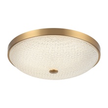 Matteo Lighting M19316AG - Bella Aged Gold Brass Flush Mounts