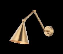 Matteo Lighting S16521AG - Pearson Aged Gold Brass Wall Sconce