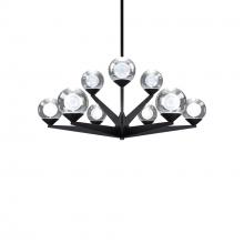 Modern Forms US Online PD-82027-BK - Double Bubble Chandelier Light