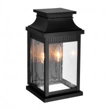 CWI Lighting 0418W7S-2 - Milford 2 Light Outdoor Black Wall Lantern