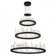 CWI Lighting 1043P32-3-101 - Juliette LED Chandelier With Black Finish