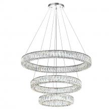 CWI Lighting 1044P32-601-R-3C - Madeline LED Chandelier With Chrome Finish