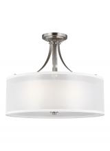 Generation Lighting 7737303EN3-962 - Elmwood Park Three Light Semi-Flush Mount