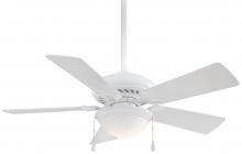 Minka-Aire F563L-SP-WH - 44" CEILING FAN W/ LED LIGHT KIT