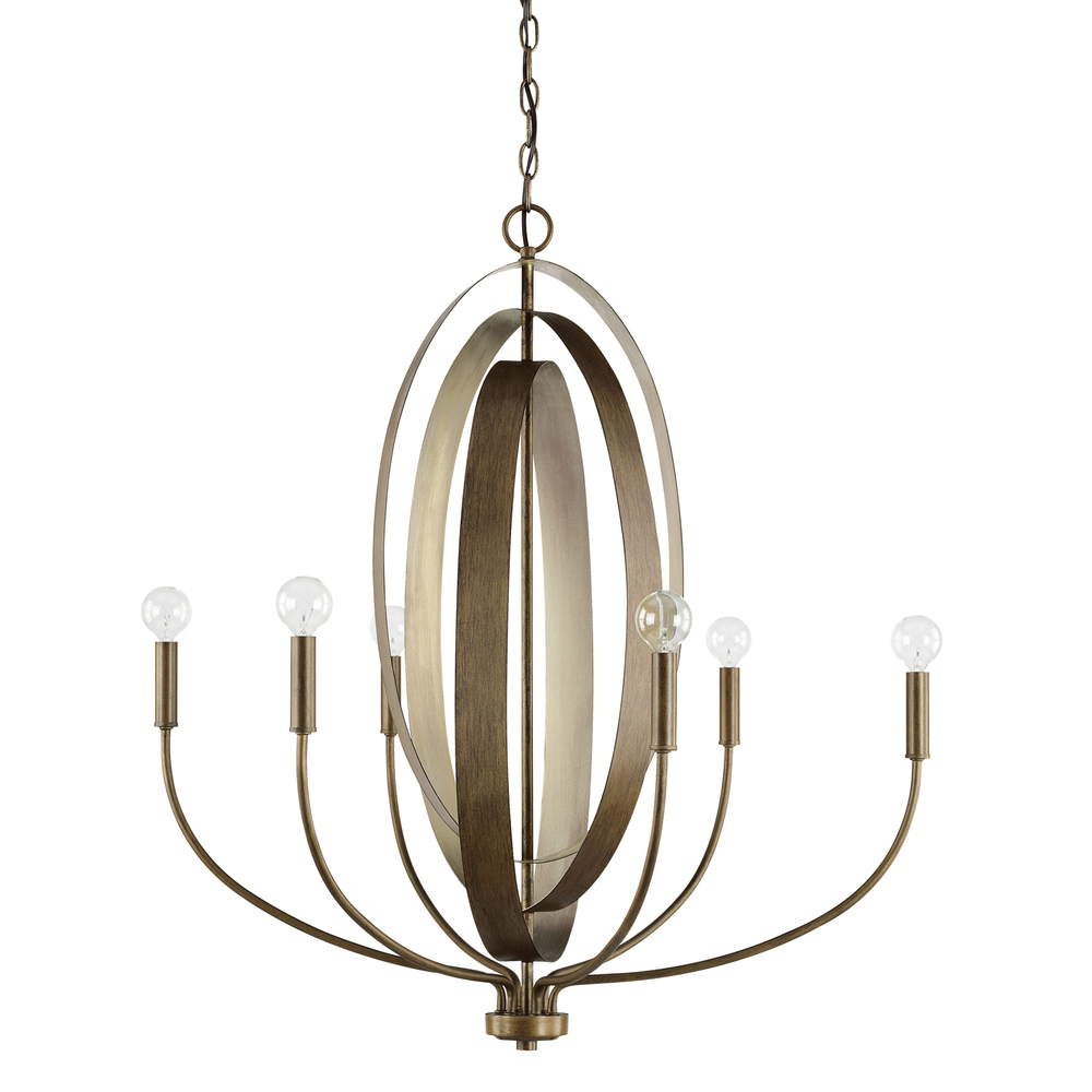 6 Light Chandelier