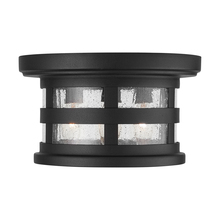 Capital 935534BK - 3 Light Outdoor Flush Mount