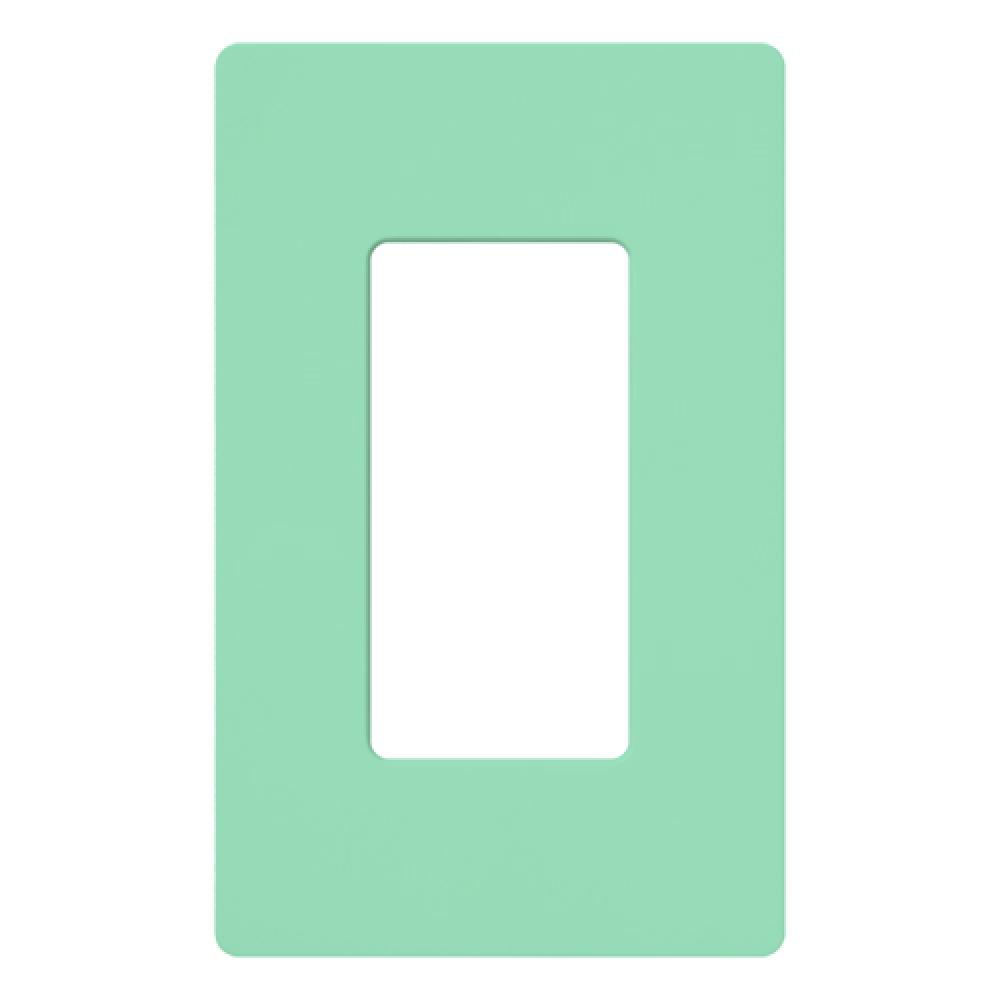 SATIN COLOR 1-GANG WALLPLATE SEA GLASS