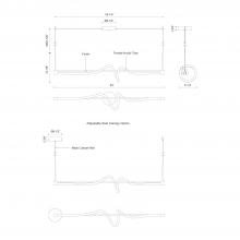 Cursive linear pendant hotsell