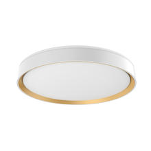Kuzco Lighting Inc FM43920-WH/GD - ESSEX 20" FLUSH MOUNT WHITE OUTER GOLD INNER 42W, 120VAC LED, 3000K, 90CRI