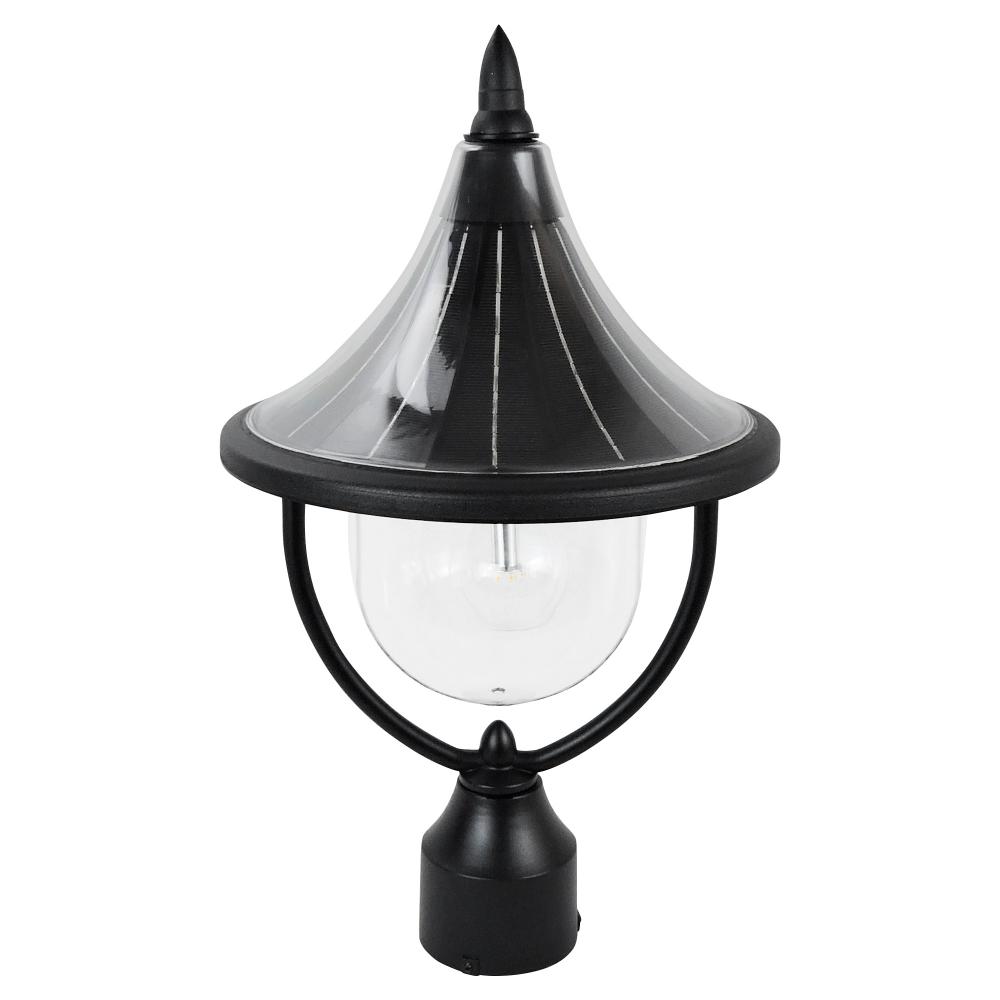 Plaza Solar Light With 3in Fitter And Wall Mount