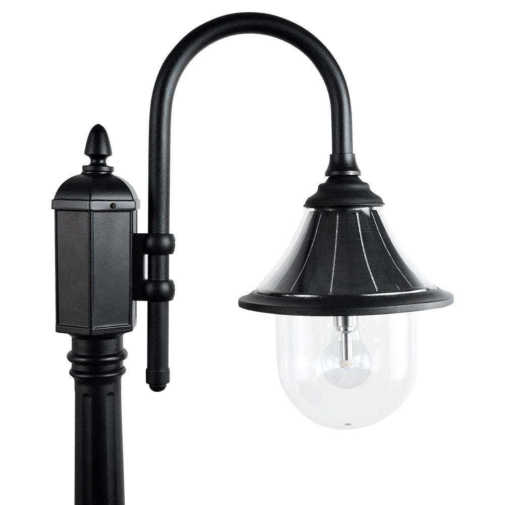 Orion Solar Post Light- Black