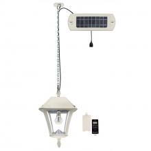 Gama Sonic 105BCX21 - Baytown II Solar Light Outdoor Pendant Chandelier Hanging Light With Remote Control For Pergola Gaze
