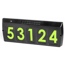 SOLAR ADDRESS SIGN